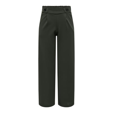 JACQUELINE de YONG Vrouwelijke broek wijd gesneden, turf, S