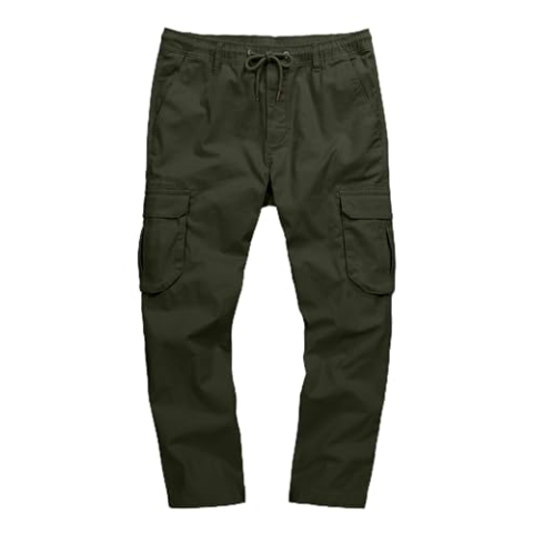 JP 1880 Cargobroek voor heren, Donker olijf, 7XL