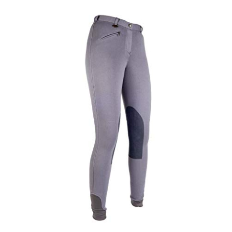 HKM Penny Easy Knie Patches Donkergrijs/Donkergrijs 38