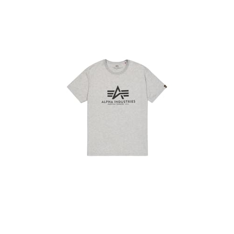 Alpha Industries Basic T-shirt voor heren Grey Heather