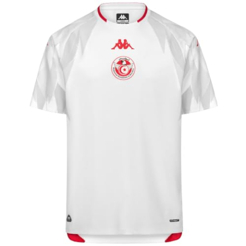 Kombat Home Tunesië herenshirt, wit, Wit/Rood, XXL