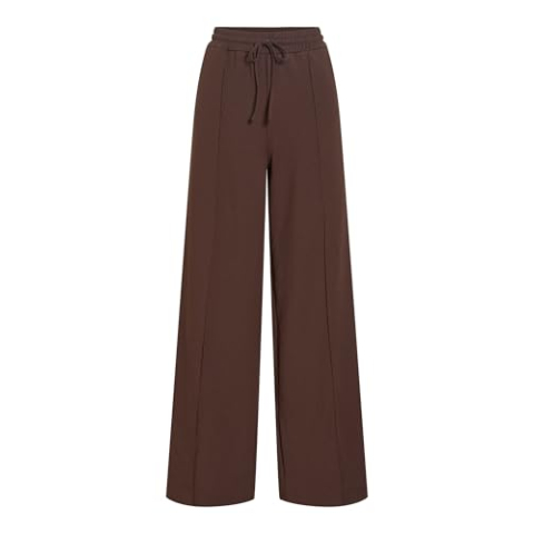 VICLUA HW Wide PANTS-NOOS, Coffee Bean, XS