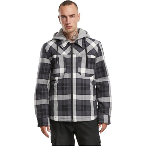 Brandit Heavy Twill Jacket Tussenseizoensjas zwart-wit XL 100% katoen Basics