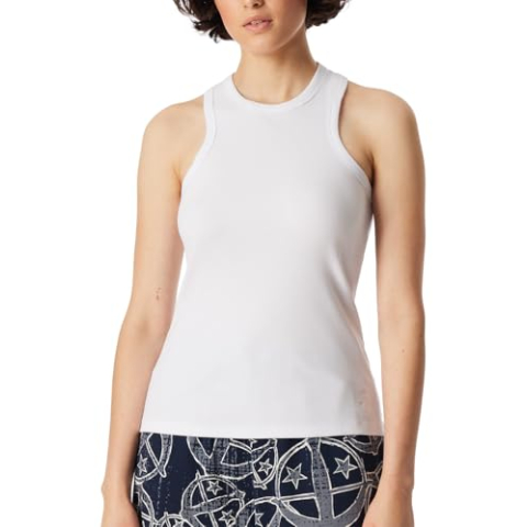 Schiesser Dames Top Dubbele Rib Organic Cotton 150 Years, Wit_183230, 34
