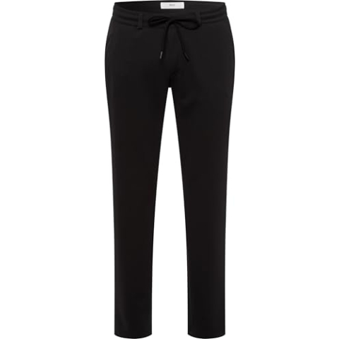 Brax Style Phil K Comfortabele herenbroek, 02 Black, 33W x 36L