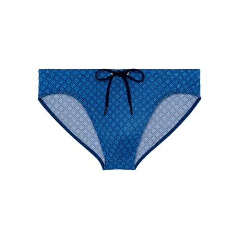 HOM HENDAYE Zwembroek, Blauwe print, S
