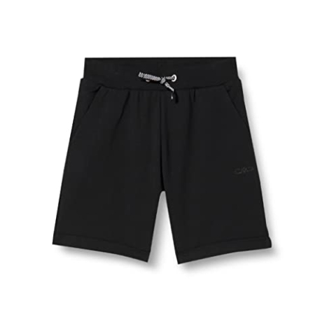CMP Elastische shorts voor kinderen, bermudashorts voor meisjes, Zwart, 110 cm