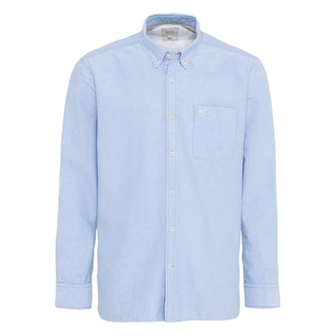 camel active Oxford herenhemd van gecertificeerd biologisch katoen, lichtblauw, XL