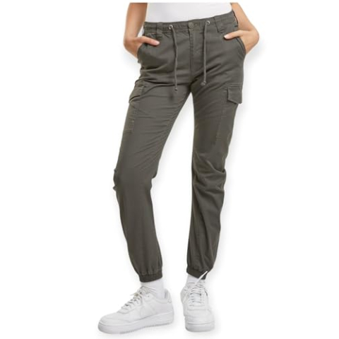 Brandit Melina Pants Stoffen broek olijf XL 98% katoen, 2% elastaan Basics