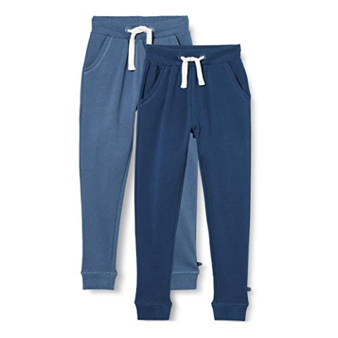 MINYMO Vrijetijdsbroek voor jongens (set van 2), blauw, 80