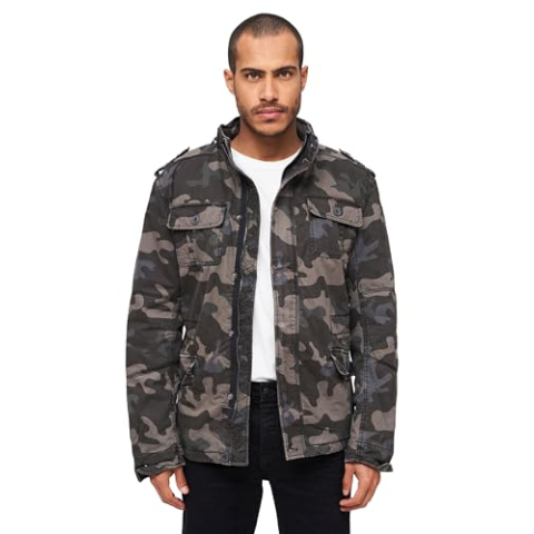 Brandit Britannia Winter Jacket Winterjas dark camo XL 100% katoen Basics