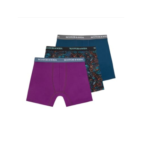 3Pk Ctn Strtch Bxr Brf-Mnl Doos, Blauwgroen 442, S