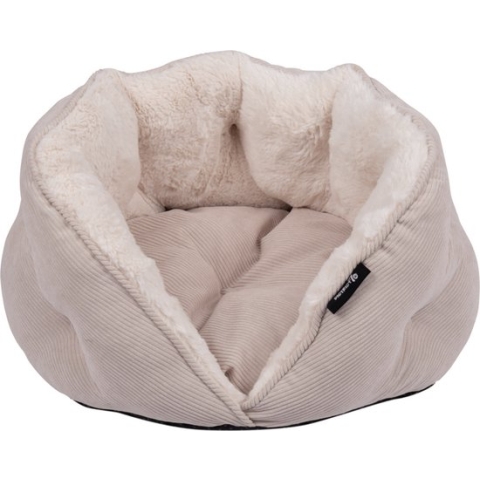 District 70 TUCK - Luxe & Comfortabele mand Kleine Honden - Terra, Donkergrijs & Zand - 50x50x30 cm - Zand