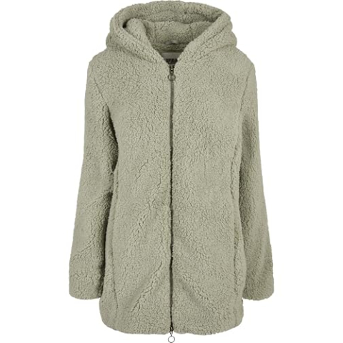 Urban Classics Sherpa damesjack voor dames, softsalvia, 3XL
