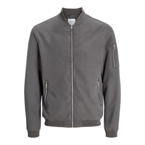 JACK&JONES PLUS Heren JJERUSH Bomber NOOS PLS bomberjack, Castlerock, 5XL, Castalerock., 5XL