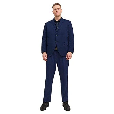 JACK & JONES Jprfranco pak voor heren, Middeleeuws blauw, 64 Plus