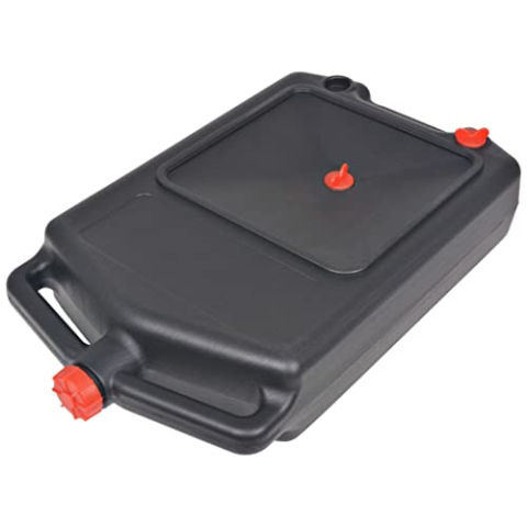 vidaXL Olie-Opvangtank Verplaatsbaar 10 L Oliehouder Auto Onderhoud Container