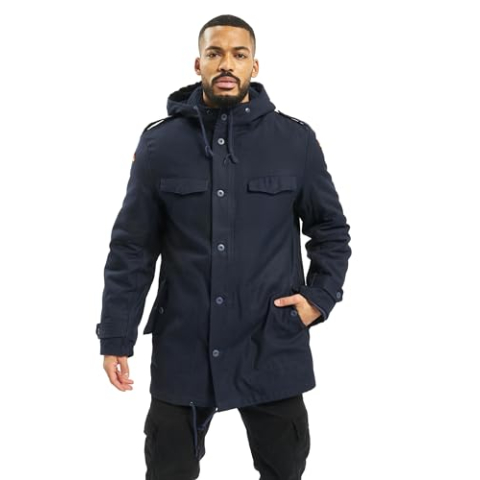 Brandit BW Parka Flag, maat 46 tot 64, Donkerblauw, 6XL