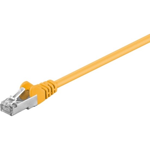 CAT5e FTP patchkabel / internetkabel 1,50 meter geel - netwerkkabel