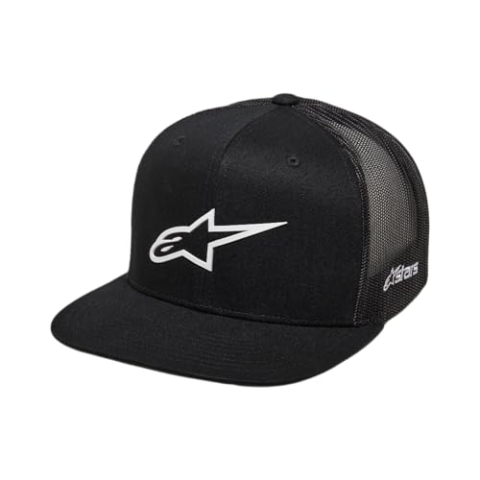 Alpinestars honkbalpet voor heren, Zwart/Wit, Eén maat