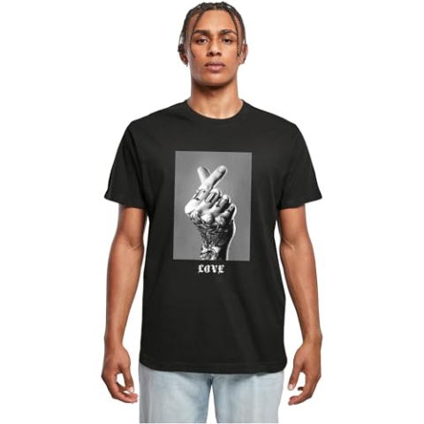 Mister Tee Heren T-shirt 100% katoen zwart S