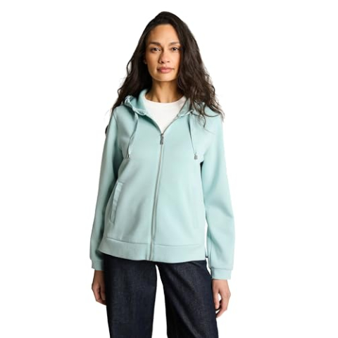 TOM TAILOR Sweatjack voor dames, 38784 - Blue Haze, L