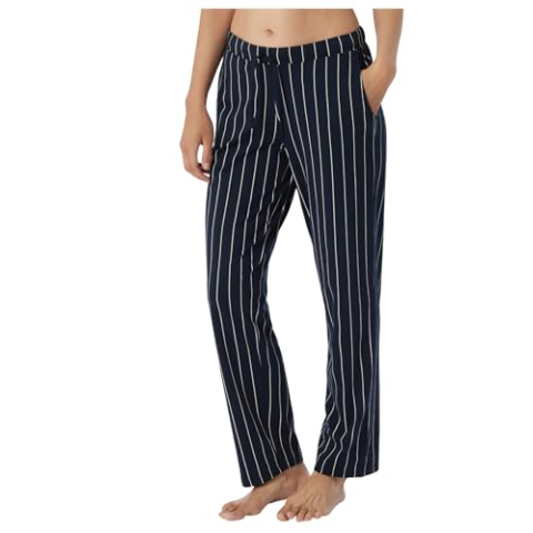 Schiesser Damen Schlafhose lang Baumwolle gemustert - Mix + Relax