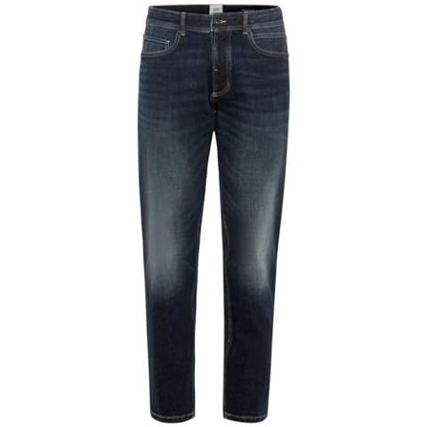 camel active regular fit Houston Stretch Jeanshose Broek heren,Dunbkelblau,44W / 30L