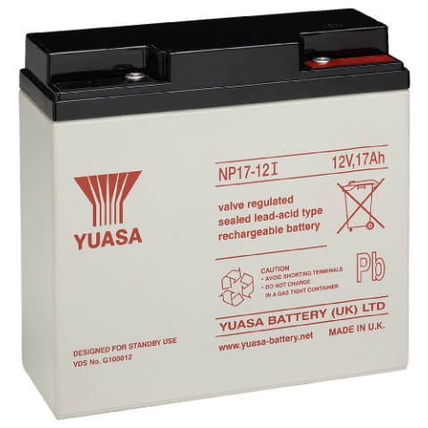 Yuasa NP17-12I loodacccu 12V (M5 inwendige schroefdraad)