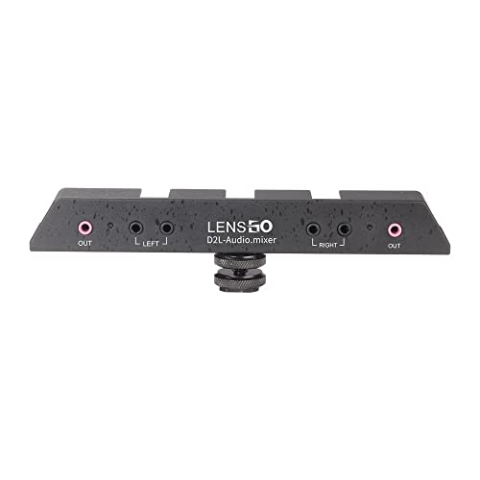 LENSGO Audio-adapter voor smartphone/DSLR D2L