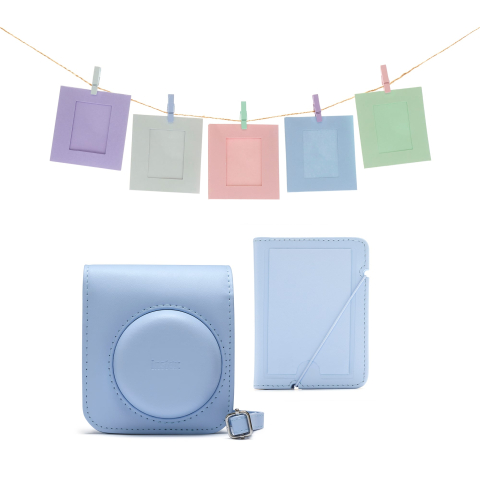 instax Fujifilm mini 12 Accessoire Kit, Pastel Blue