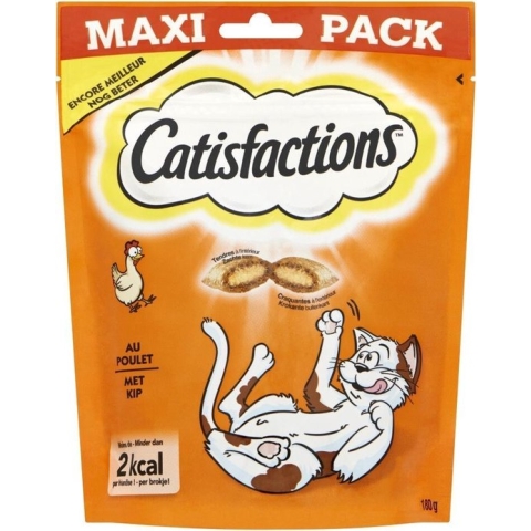 Catisfaction kattensnoepjes - kip - adult - 1 stuk x 180 gram