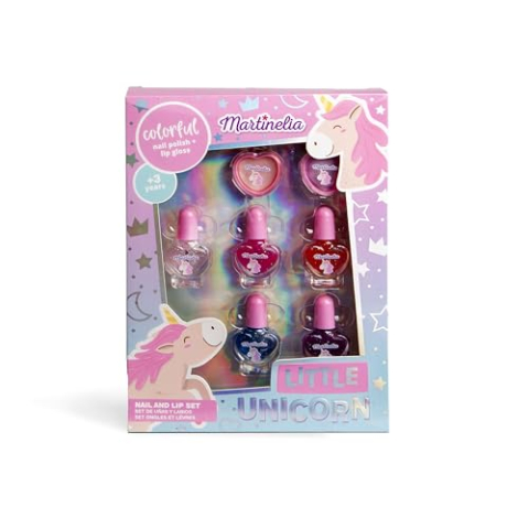 Martinelia Unicorn Nail Polish And Lip Gloss Set 7 Pieces One Size