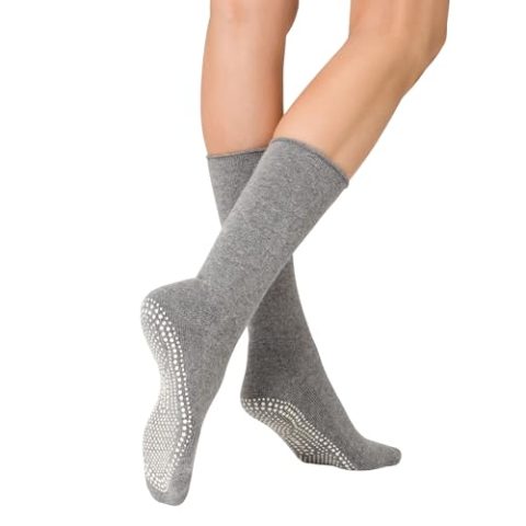 KUNERT Damessokken Homesocks Abs antislip, lichtgrijs 0170, 35-38 EU