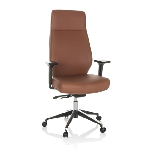 hjh OFFICE Professionele directiestoel VITORO ECO Kunstleder Bruin