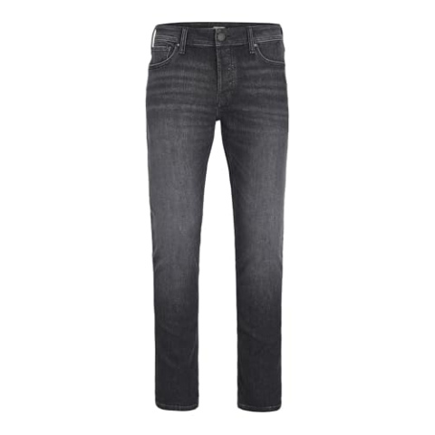 JACK & JONES Jeansbroek voor heren, zwart denim, 52W / 32L