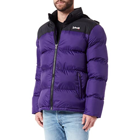 Schott NYC Utah Uniseks donsjack, Mauve, M
