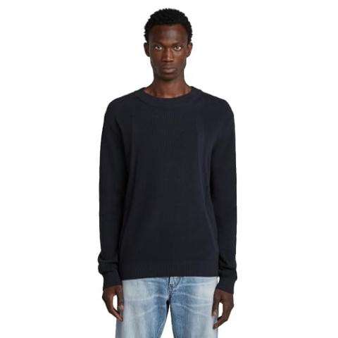 8719965012981 Structuur Knit, blauw (Salute D26781-c868-c742), L