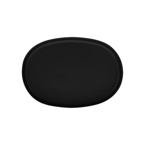 CreaTable, 30002, Serie Uno Black - serveerschaal ovaal, serviesset, serveerschaal 1-delig