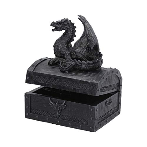 Nemesis Now Sacred Keeper Bewaardoos zwart polyresin Gothic