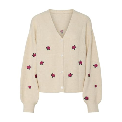 Yas fleur Ls Knit Cardigan S. Noos, berk, S
