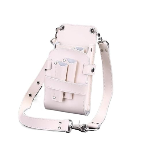 Clips tas kappers schaar holster houder koffer met heupband(Beige)