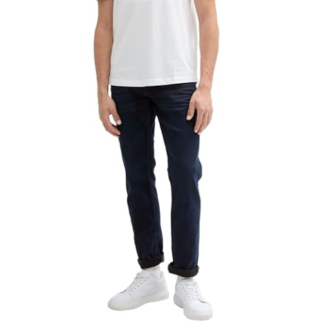 TOM TAILOR Denim Piers slim jeans voor heren, 10170 - Blue Black Denim, 36W / 36L