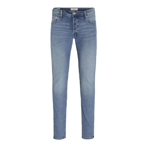 JACK & JONES Heren Jeans, Blue Denim, 34