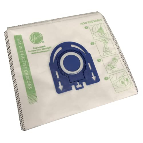 Hoover 35602689 Zuivere EPA Microfiber Zak met Actieve KARBONS, Nylon