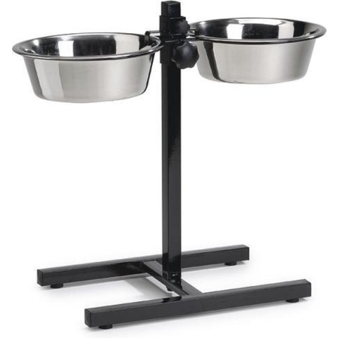 Beeztees Standaard - Dinerset Hond - Zwart - 25 cm