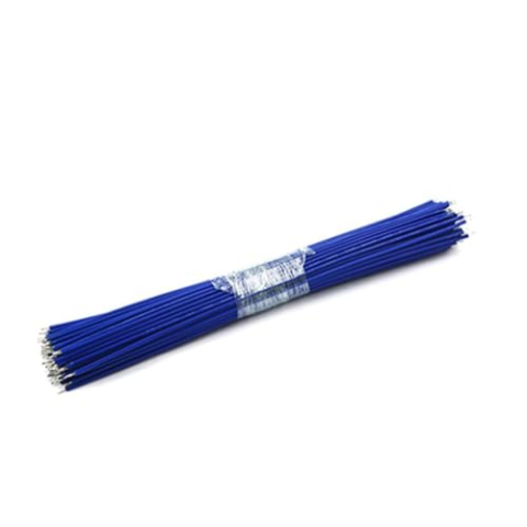 Elektrische draad, 26AWG 7,8 cm Fly Jumper Kabel Tin Dirigent Soldeerkabel 1007 26 AWG(Blue 100PCS)