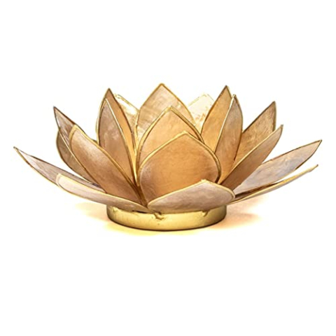 Lotus Sfeerlicht Licht Smoked Goudrand