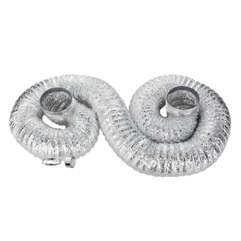 Afvoerslang voor wasdroger, Flexibele aluminium luchtkanaalventilatieslang 2-5m 80-300mm