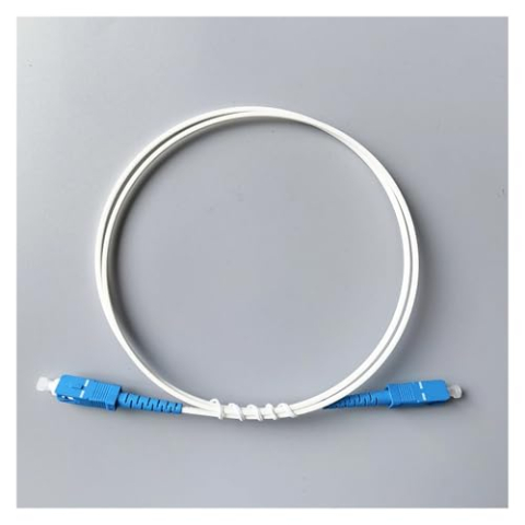 Fiber Drop Cable Simplex Single Mode FTTH Indoor Optische Vezel Patchkabel SC/UPC - 1m/2m/3m lengtes beschikbaar, 1 stuks